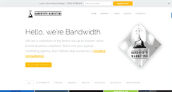 Desktop Screenshot of bandwidthmktg.com