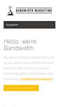 Mobile Screenshot of bandwidthmktg.com